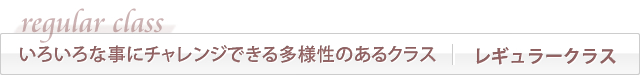 レギュラークラス